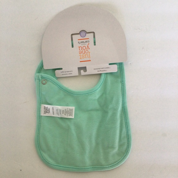 CARTERS NEWLY HATCHED TEETHING BIB ONE SIZE NWT - Picture 3 of 8